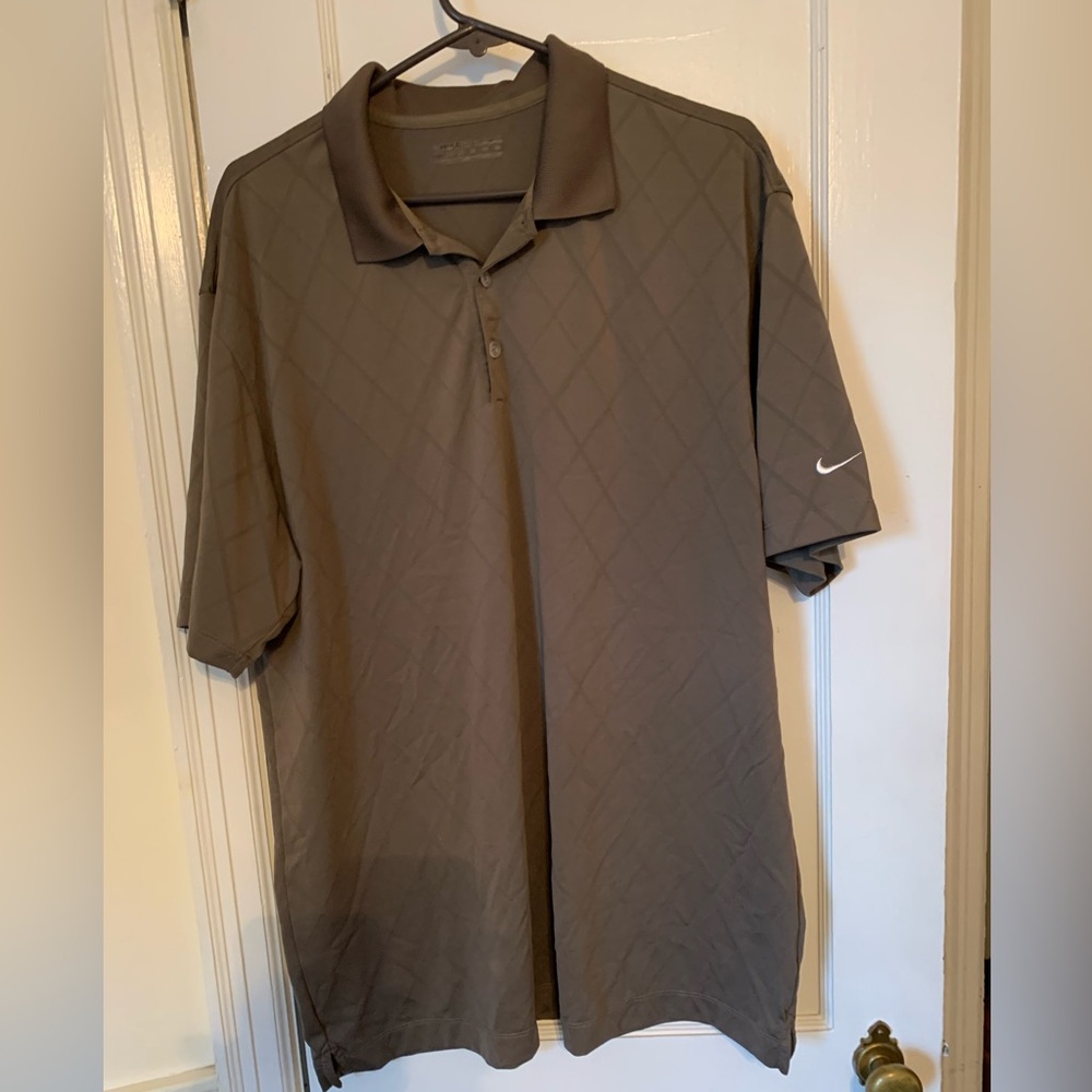 Nike Golf Fit Dry dark green Polo Shirt XL.